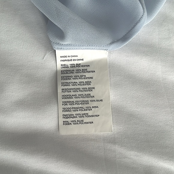 New Club Monaco silk top - Picture 5 of 5